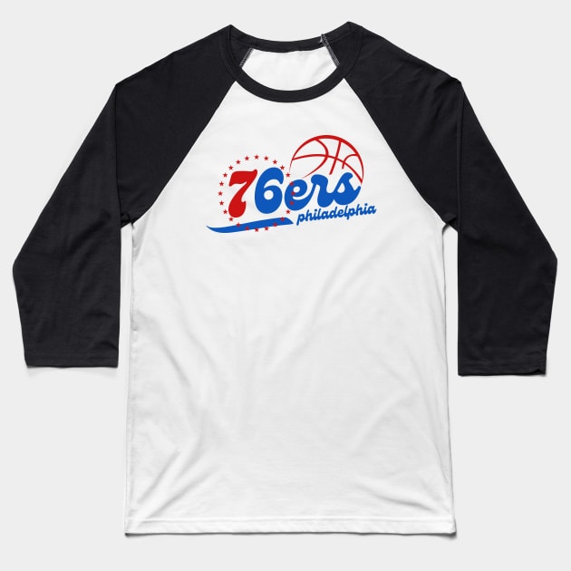 76ers Baseball T-Shirt by soft and timeless